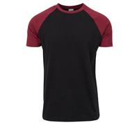 Urban Classics T-shirt Raglan Contrast Homme Manches courtes Gris chiné/Marine 5XL