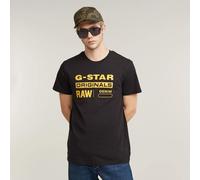 G-Star T-shirt Homme Graphic 8 – Noir (dk black D14143-336-6484) Taille S