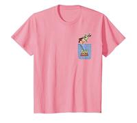 T-shirt graphique à poche Disney Pixar Toy Story Buzz and Woody T-Shirt, Enfant, Rose, 2 ans