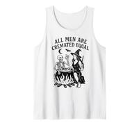 T-Shirt Graphique « All Men are Cremated Equal, Witch Cauldron » Débardeur
