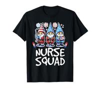 T-shirt graphique amusant avec inscription « Patriotic Nurse Squad » du 4 juillet T-Shirt