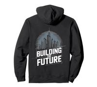 T-Shirt Graphique Building The Future Urban Skyline Sweat à Capuche