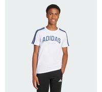 T-shirt adidas Codes Collegiate Graphic manches courtes blanc bleu junior - 128