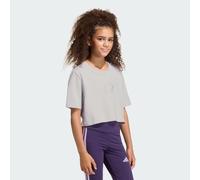 Adidas T-shirt court Everyday Glam Cropped Graphic imprimé Fille Ice Lavender 13-14 ans