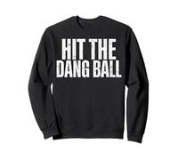 T-Shirt Graphique de Baseball Hit The Dang Ball Sweatshirt