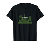T-Shirt Graphique d'extérieur Forest Pine Tree Nature Hiker T-Shirt