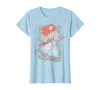 T-shirt graphique Disney Brave Merida Watercolor Nouveau T-Shirt