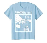 T-shirt graphique Disney Pixar Ratatouille Chef Remy T-Shirt, Enfant, Bleu Céleste, 8 ans