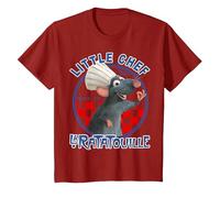 T-shirt graphique Disney Pixar Ratatouille Remy Little Chef T-Shirt, Enfant, Canneberge, 4 ans