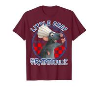 T-shirt graphique Disney Pixar Ratatouille Remy Little Chef T-Shirt, Homme, Marron, 3XL