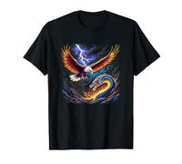 T-Shirt Graphique Eagle vs Dragon The Ultimate Combat T-Shirt