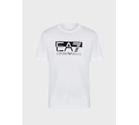T-shirt graphique Emporio Armani EA7 Crew Logo pour hommes haut à manches cou...