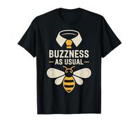 T-Shirt Graphique en nid d'abeille Buzzness as Usual T-Shirt