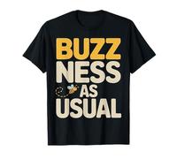T-Shirt Graphique en nid d'abeille Buzzness as Usual T-Shirt