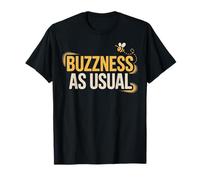 T-Shirt Graphique en nid d'abeille Buzzness as Usual T-Shirt