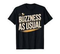 T-Shirt Graphique en nid d'abeille Buzzness as Usual T-Shirt