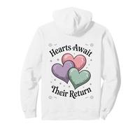 T-Shirt Graphique Hearts Await Their Return Love Sweat à Capuche
