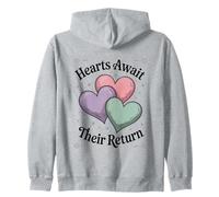 T-Shirt Graphique Hearts Await Their Return Love Sweat à Capuche