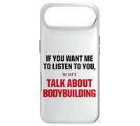 T-Shirt Graphique I Only Want to Talk About Bodybuilding Sports Coque pour iPhone Air