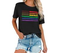 T-Shirt Graphique inspirant pour Grandes Coupe Confortable à col Rond Parfait pour célébrer Le Mois du Bien-être et Une Vie décontractée (Black, L)