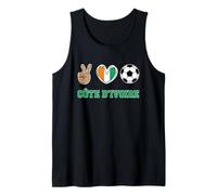 T-Shirt Graphique inspiré de la Côte D'Ivoire pour Un Style Quotidien Débardeur