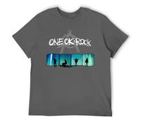 T-shirt graphique inspiré du groupe de rock japonais rétro pour homme et femme, t-shirt de concert de musique vintage, Style gris foncé, 6XL