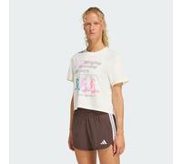 ADIDAS PERFORMANCE T-shirt fonctionnel 'Les Mills Movers' gris foncé / pétrole / rose / blanc cassé, Taille XXS