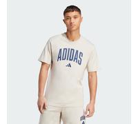 T-shirt graphique logo linéaire Collegiate Beige S