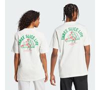 Adidas Lounge Pizza Graphic Short Sleeve T-shirt Blanc S / Regular Homme