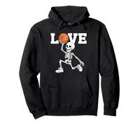 T-Shirt Graphique Love Squelette Basketball Sweat à Capuche