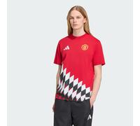 Adidas Manchester United Stadium Graphic Short Sleeve T-shirt Rouge S Homme