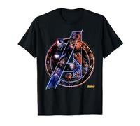 T-shirt graphique Marvel Avengers Infinity War Neon Team T-Shirt
