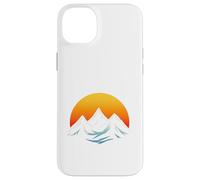 T-Shirt Graphique Minimalist Mountain & Sun - Adventure Aesthetic Coque pour iPhone 14 Plus