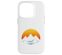 T-Shirt Graphique Minimalist Mountain & Sun - Adventure Aesthetic Coque pour iPhone 14 Pro