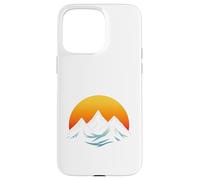 T-Shirt Graphique Minimalist Mountain & Sun - Adventure Aesthetic Coque pour iPhone 15 Pro Max