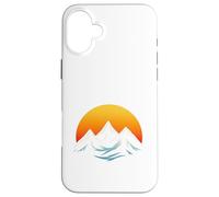 T-Shirt Graphique Minimalist Mountain & Sun - Adventure Aesthetic Coque pour iPhone 16 Plus
