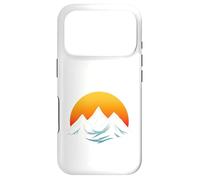 T-Shirt Graphique Minimalist Mountain & Sun - Adventure Aesthetic Coque pour iPhone 17 Pro