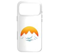 T-Shirt Graphique Minimalist Mountain & Sun - Adventure Aesthetic Coque pour iPhone 17 Pro Max