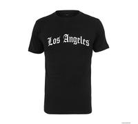 Mister Tee Los Angeles Wording Tee, T-Shirt Homme, Black,