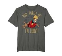 T-shirt graphique New Groove Kuzco Thrown Off de Disney Emperor's T-Shirt, Homme Grandes tailles, Asphalte, 4X Tall