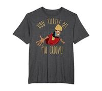 T-shirt graphique New Groove Kuzco Thrown Off de Disney Emperor's T-Shirt, Homme Grandes tailles, Chiné Foncé, 6X Tall