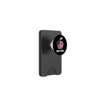 T-Shirt Graphique New York City The Big Apple avec Drapeau américain PopSockets PopWallet pour MagSafe