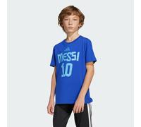 Adidas Messi Name&number Graphic Short Sleeve T-shirt Bleu 13-14 Years Garçon