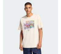T-SHIRT GRAPHIQUE PAINTING PARIS STREET VIEW Wonder White M