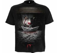 T-Shirt Graphique Pennywise Dans Le Drain De Tempête Georgie Film D'Horreur
