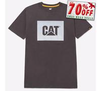 Chenilles Hommes T-Shirt Logo Décontracté Mode Travail T-Shirts Gris