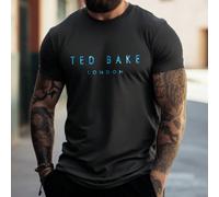 T-shirt graphique pour hommes - Polyester léger, coupe regular, manches courtes pour un porter décontracté et athlétique, Top d'été respirant avec une impression de lettres audacieuses, chemise respir
