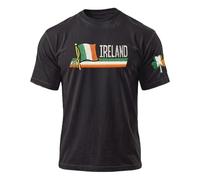 T-shirt graphique St Patrick pour homme - T-shirt à manches courtes avec imprimé festival irlandais pour occasions festives, loisirs décontractés, Noir , 3XL