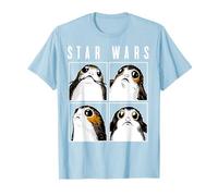 T-shirt graphique Star Wars Episode 8 Porg Square Boxes Z1 T-Shirt