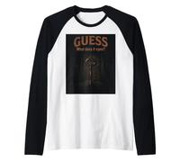 T-Shirt Graphique Vintage Guess What It Opens Mystery Key Door Manche Raglan